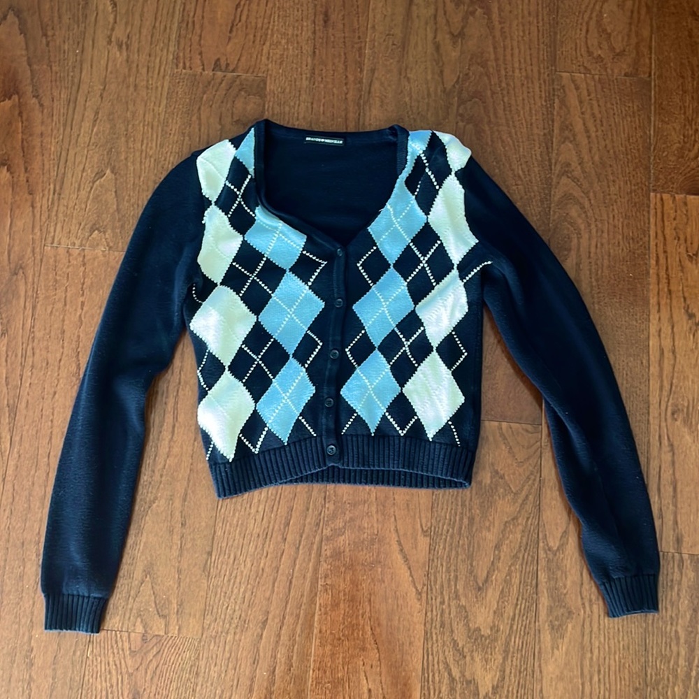 Brandy Melville Argyle Sweater